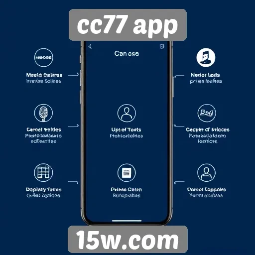 Análise das funcionalidades do cc77 app